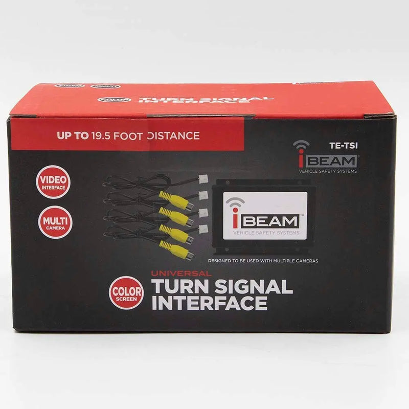 iBeam TE-TSI Turn Signal Video Interface Shows Multiple Cameras for Blind Spots iBeam