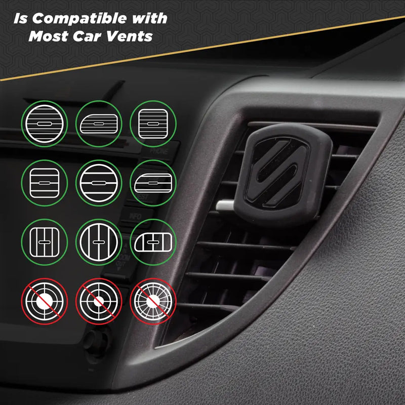 Scosche MAGDM2 MagicMount™ Vent2 Magnetic Mount for Mobile Devices