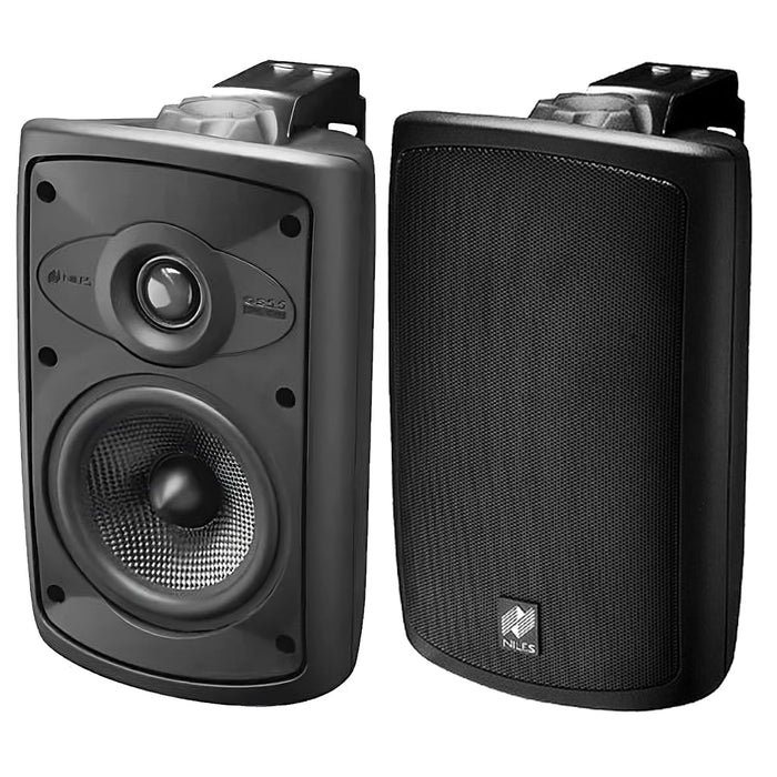 Niles OS5.5 5" Indoor or Outdoor 100W 2-Way Stereo Speakers Black (pair)
